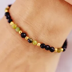 Turmalin, Hematyt - bransoletka na ochronę, bogactwo, uzdrowienie - Wewnętrzna Ochrona