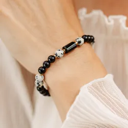 Turmalin, Jaspis, Hematyt - bransoletka na ochronę, bogactwo, uzdrowienie - Wewnętrzna Ochrona