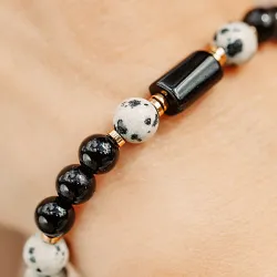 Turmalin, Jaspis, Hematyt - bransoletka na ochronę, bogactwo, uzdrowienie - Wewnętrzna Ochrona