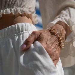 Cytryn, Hematyt - srebrna pozłacana bransoletka na sukces, szczęście, bogactwo - Symfonia Bogactwa