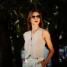 Komplet biżuterii stal chirurgiczna bransoletka i naszyjnik - Miłość - Solaris