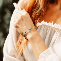 Sodalit, Lapis Lazuli, Turkus - bransoletka na szczęście, duchowość, koncentrację - Woda Sodalit, Lapis Lazuli, Turkus - bransoletka na szczęście, duchowość, koncentrację - Woda