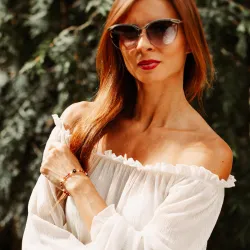 Granat, Cytryn, Karneol - bransoletka na zdrowie, miłość, kreatywność - Ogień