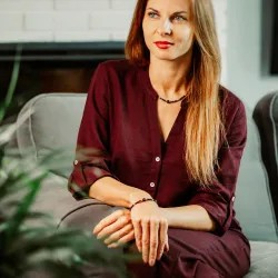 Komplet biżuterii srebro pozłacane bransoletka i naszyjnik - Miłość - Pocałunek Serca