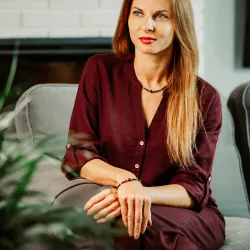 Komplet biżuterii srebro pozłacane bransoletka i naszyjnik - Pocałunek Miłości