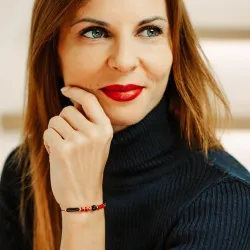 Onyks, Jaspis - bransoletka na sznurku na spokój, harmonię, odwagę - Refleksja Zdrowia