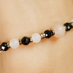 Onyks, Opal, Jadeit - bransoletka na koncentrację, miłość, sukces - Pocałunek Miłości