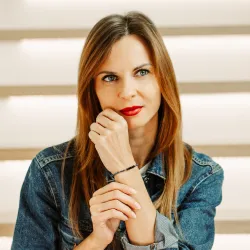 Szafir, Spinel, Lapis Lazuli - srebrna pozłacana bransoletka na zdrowie, miłość, intuicję - Duchowe Przebudzenie