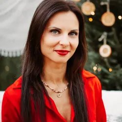 Perła, Granat, Kryształ Górski, Hematyt - srebro pozłacane naszyjnik na harmonię, uzdrawianie, spokój - Perłowy Sen