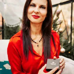 Turmalin, Hematyt - srebrny pozłacany naszyjnik na ochronę, bogactwo, uzdrowienie - Wewnętrzna Ochrona