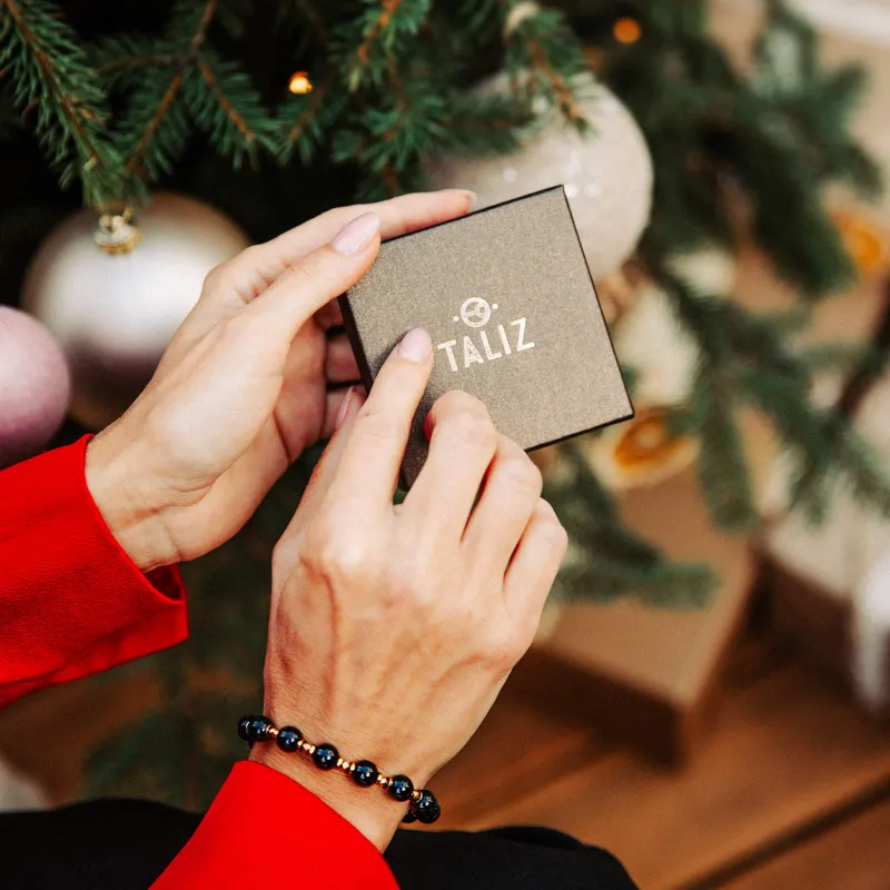 Turmalin, Hematyt - bransoletka na ochronę, bogactwo, uzdrowienie - Wewnętrzna Ochrona