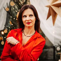 Komplet biżuterii srebro bransoletka i naszyjnik - Pocałunek Miłości