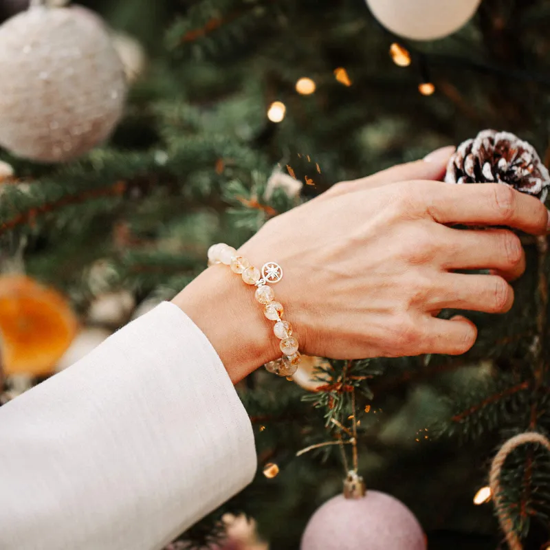 Cytryn - srebrna bransoletka na sukces, szczęście, bogactwo - Symfonia Bogactwa