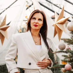 Kryształ Górski - srebrny pozłacany naszyjnik na harmonię, uzdrawianie, spokój - Światło Spokoju