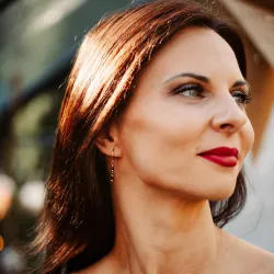 Komplet biżuterii stal chirurgiczna naszyjnik i kolczyki - Stella