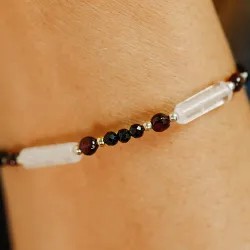 Bransoletka ze Spinelu i Granatu na ochronę i bogactwo | Taliz