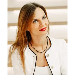 Turmalin, Lapis Lazuli, Labradoryt - srebrny pozłacany naszyjnik na ochronę, bogactwo, uzdrawianie - Wewnętrzna Ochrona