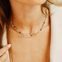 Komplet biżuterii srebro pozłacane bransoletka i naszyjnik - Duchowe Przebudzenie