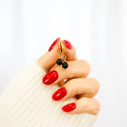 Turmalin - kolczyki na ochronę, bogactwo, uzdrowienie - Stella