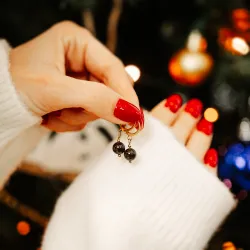 Granat - kolczyki na zdrowie, miłość, kreatywność - Stella