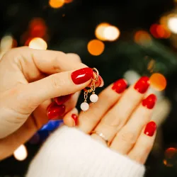 Kwarc Różowy - kolczyki na miłość, harmonię, szczęście - Stella