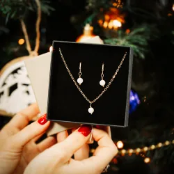 Kwarc Różowy - kolczyki na miłość, harmonię, szczęście - Stella