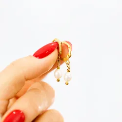 Perła - kolczyki na harmonię, uzdrowienie, spokój - Stella