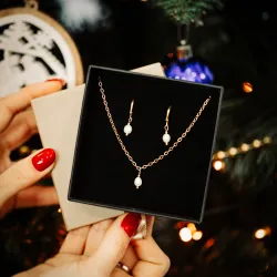 Perła - kolczyki na harmonię, uzdrowienie, spokój - Stella