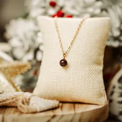 Granat - naszyjnik na zdrowie, miłość, kreatywność - Stella