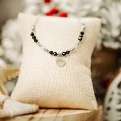 Turmalin, Labradoryt, Hematyt - naszyjnik na ochronę, bogactwo, uzdrowienie - Stella