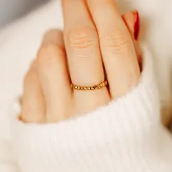 Hematyt - srebrny pierścionek na odwagę, ochronę, siłę - Wewnętrzna Ochrona