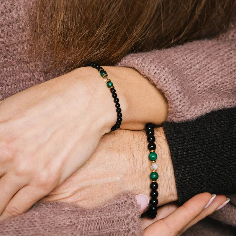 Komplet biżuterii bransoletka i bransoletka - Ona i On