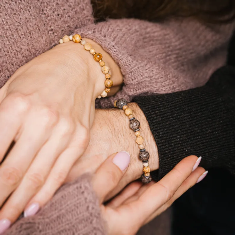 Komplet biżuterii bransoletka i bransoletka - Ona i On