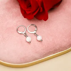 Kwarc Różowy - kolczyki na miłość, harmonię, szczęście - Stella