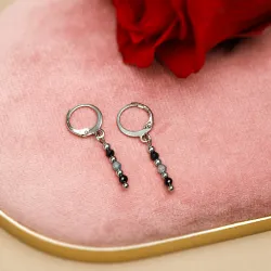 Turmalin, Szafir - kolczyki na ochronę, bogactwo, uzdrowienie - Stella