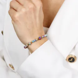 Jaspis, Hematyt - bransoletka na sznurku na zdrowie, odwagę, spokój - Refleksja Zdrowia