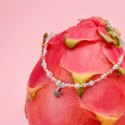 Kryształ Górski, Kamień Słoneczny, Kocie Oko - bransoletka na sznurku na zdrowie, duchowość, uzdrowienie - Wewnętrzna Ochrona