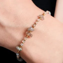 Komplet biżuterii stal chirurgiczna bransoletka i naszyjnik - Duchowe Przebudzenie