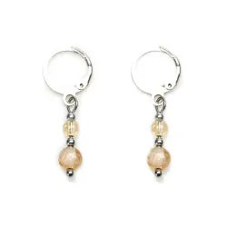 Cytryn - kolczyki na sukces, szczęście, bogactwo - Stella