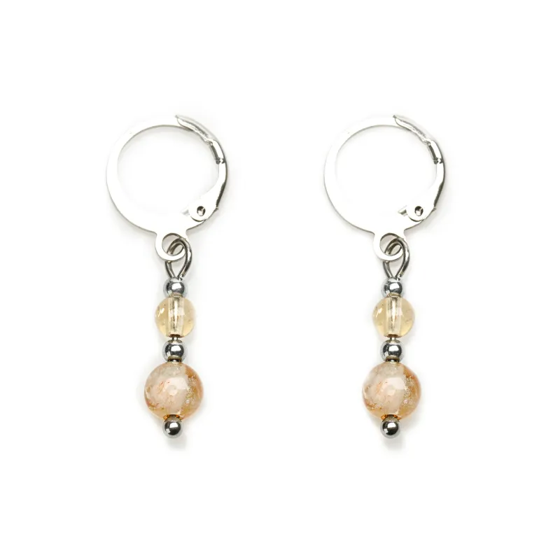 Cytryn - kolczyki na sukces, szczęście, bogactwo - Stella