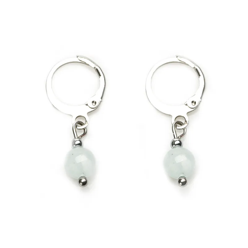 Akwamaryn - kolczyki na zdrowie, odwagę, harmonię - Stella