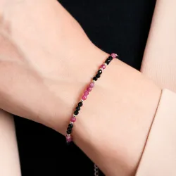 Komplet biżuterii srebro bransoletka i naszyjnik - Wewnętrzna Ochrona