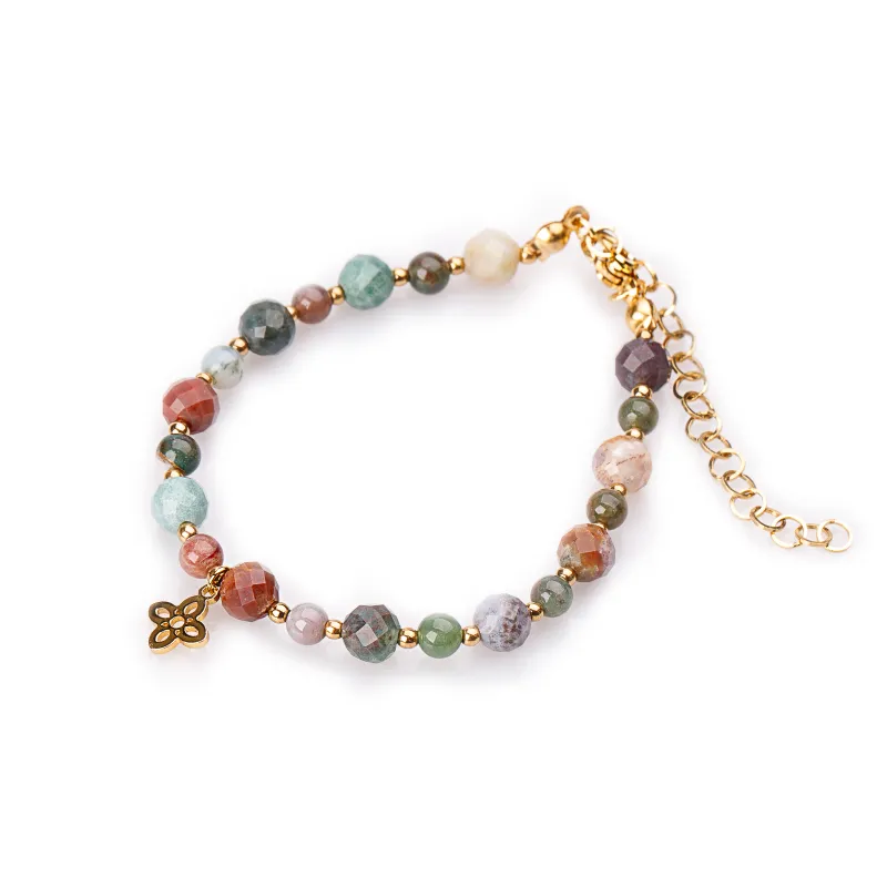 Agat, Hematyt - bransoletka na koncentrację, siłę, harmonię - Refleksja Zdrowia