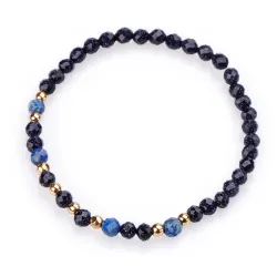 Noc Kairu, Sodalit, Hematyt - bransoletka na harmonię, uzdrowienie, spokój - Magiczna Noc