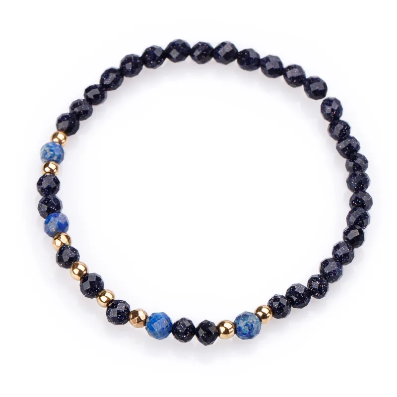 Noc Kairu, Sodalit - bransoletka na harmonię, uzdrowienie, spokój - Magiczna Noc