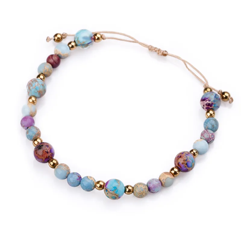 Jaspis, Hematyt - bransoletka na sznurku na zdrowie, odwagę, spokój - Refleksja Zdrowia