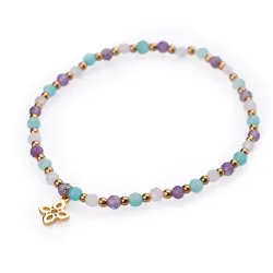 Komplet biżuterii stal chirurgiczna bransoletka i naszyjnik - Energia Sukcesu