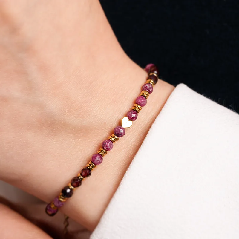 Bransoletka z Granatu na miłość i kreatywność - Noa | Taliz