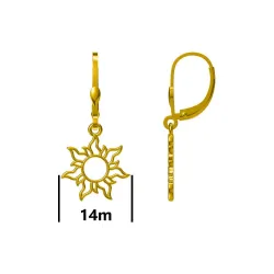 Srebrne pozłacane kolczyki — ponadczasowa elegancja | Taliz