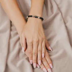 Turmalin, Jaspis, Hematyt - bransoletka na ochronę, bogactwo, uzdrowienie - Wewnętrzna Ochrona